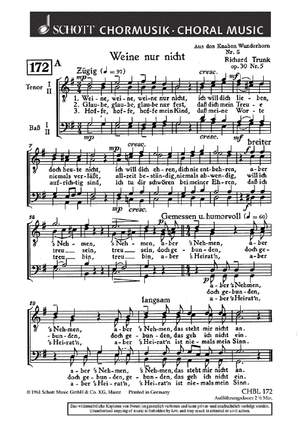 Trunk, Richard: 6 Lieder aus des Knaben Wunderhorn op. 30
