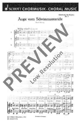 Hindemith, Paul: Chorlieder für Knaben