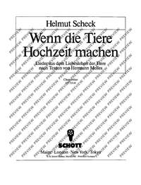 Scheck, H: Wenn die Tiere Hochzeit machen