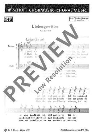 Ophoven, Hermann: Liebesgewitter