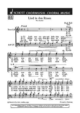 Zoll, Paul: Lied in den Rosen