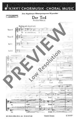Hindemith, Paul: Der Tod