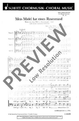 Hessenberg, Kurt: Zwei Volkslieder