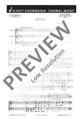 Rettich, Wilhelm: Drei Chorlieder op. 118