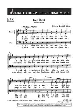 Klein, Richard Rudolf: Der Esel