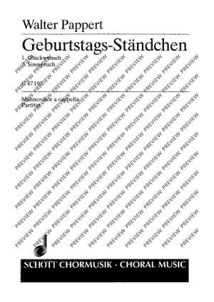 Pappert, Walter: Geburtstagsständchen