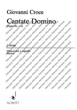 Croce, Giovanni: Cantate Domino
