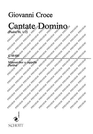 Croce, Giovanni: Cantate Domino