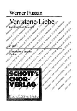 Fussan, Werner: Verratene Liebe