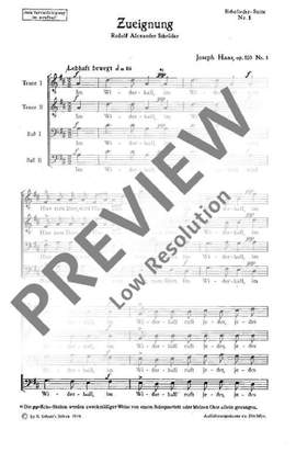 Haas, Joseph: Echolieder-Suite op. 110