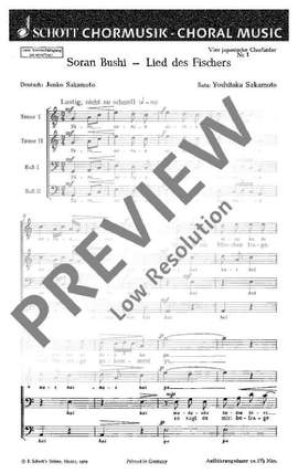 Sakamoto, Y: Vier japanische Chorlieder