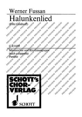 Fussan, Werner: Halunkenlied
