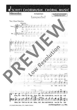 Zoll, Paul: Vier heitere Chorlieder