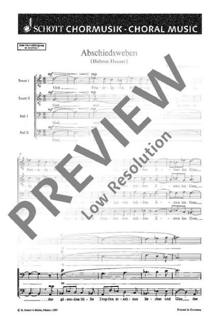 Erdmann-Abele, Veit: Abschiedsweben