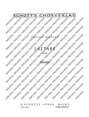 Mohler, Philipp: Laetare op. 43