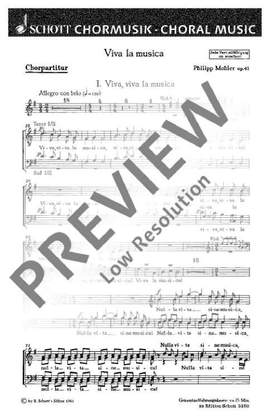 Mohler, Philipp: Viva la musica op. 41