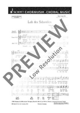 Lang, Hans: Drei Lieder