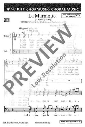 Cadow, Paul: La Marmotte