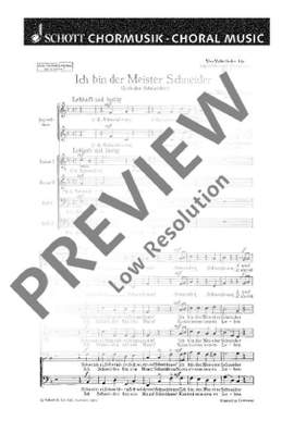 Fussan, Werner: Vier Volkslieder