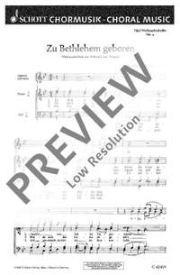 Schroeder, H: Fünf Weihnachtslieder