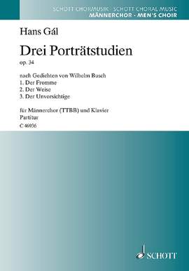 Gál, Hans: Drei Porträtstudien op. 34