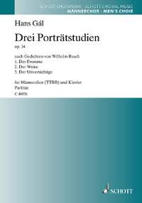 Gál, Hans: Drei Porträtstudien op. 34