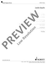 Searle, Leslie: Ragtimes for String Ensemble Product Image