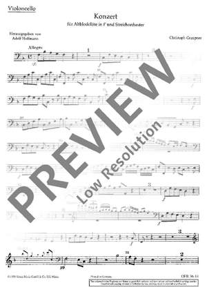 Graupner, Christoph: Concerto