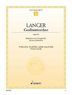 Langer, Gustav: Großmütterchen op. 20