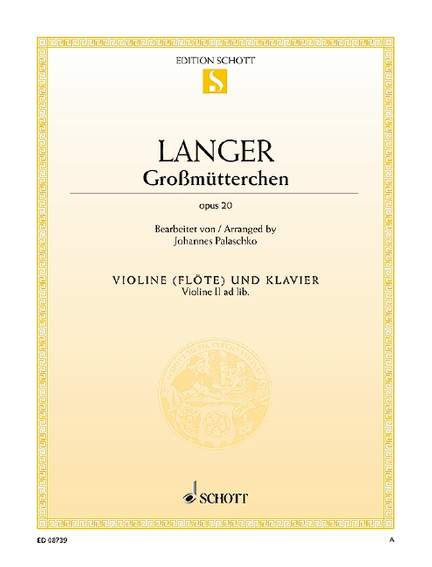 Langer, Gustav: Großmütterchen op. 20