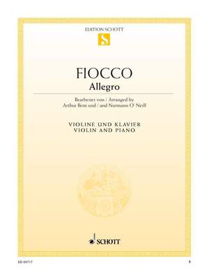Fiocco, Joseph-Hector: Allegro