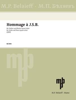 Silvestrov, Valentin: Hommage à J.S.B.