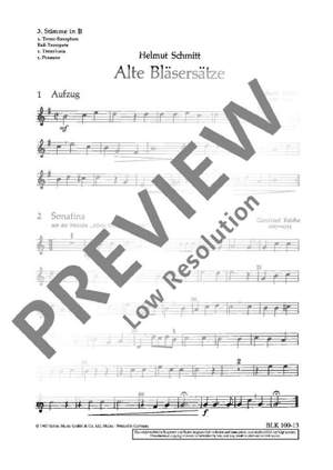 Schmitt, Helmut: Alte Bläsersätze