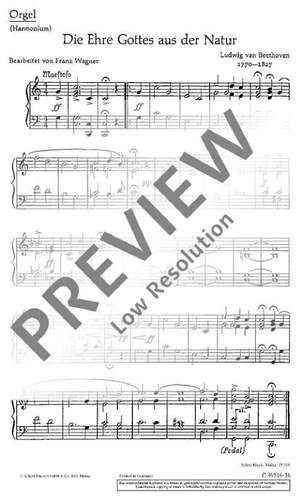 Beethoven, Ludwig van: Die Ehre Gottes in der Natur op. 48/4