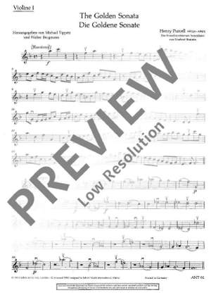 Purcell, Henry: The Golden Sonata