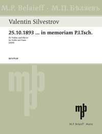 Silvestrov, Valentin: Melodies of the Moments - Cycle VI