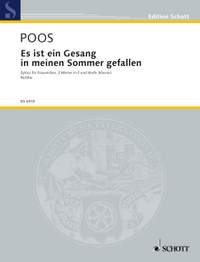 Poos, Heinrich: Es ist ein Gesang in meinen Sommer gefallen