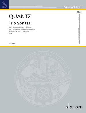 Quantz, Johann Joachim: Triosonata A major