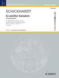 Schickhardt, Johann Christian: Six easy Sonatas