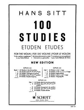 Sitt, Hans: 100 Studies op. 32