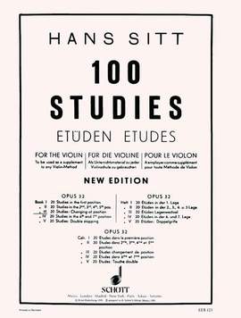 Sitt, Hans: 100 Studies op. 32