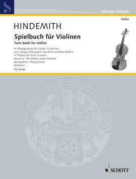 Hindemith, Paul: Tune book for violins