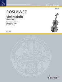 Roslavets, Nikolai Andreyevich: Violin Pieces