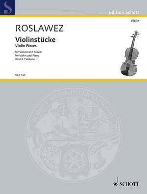 Roslavets, Nikolai Andreyevich: Violin Pieces