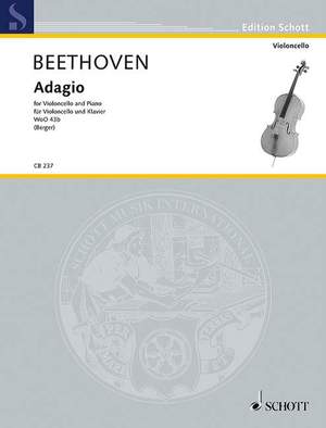 Beethoven, Ludwig van: Adagio WoO 43b (179b)