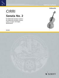 Cirri, Giovanni Battista: Sonata No. 2 G major