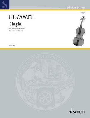 Hummel, Bertold: Elegie nach op. 103b