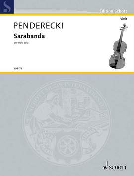 Penderecki, Krzysztof: Sarabanda