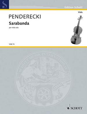 Penderecki, Krzysztof: Sarabanda
