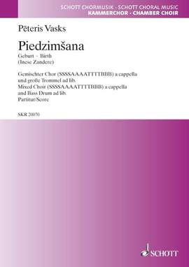 Vasks, Pēteris: Piedzimšana